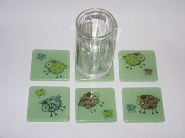 Dessous de verres moutons